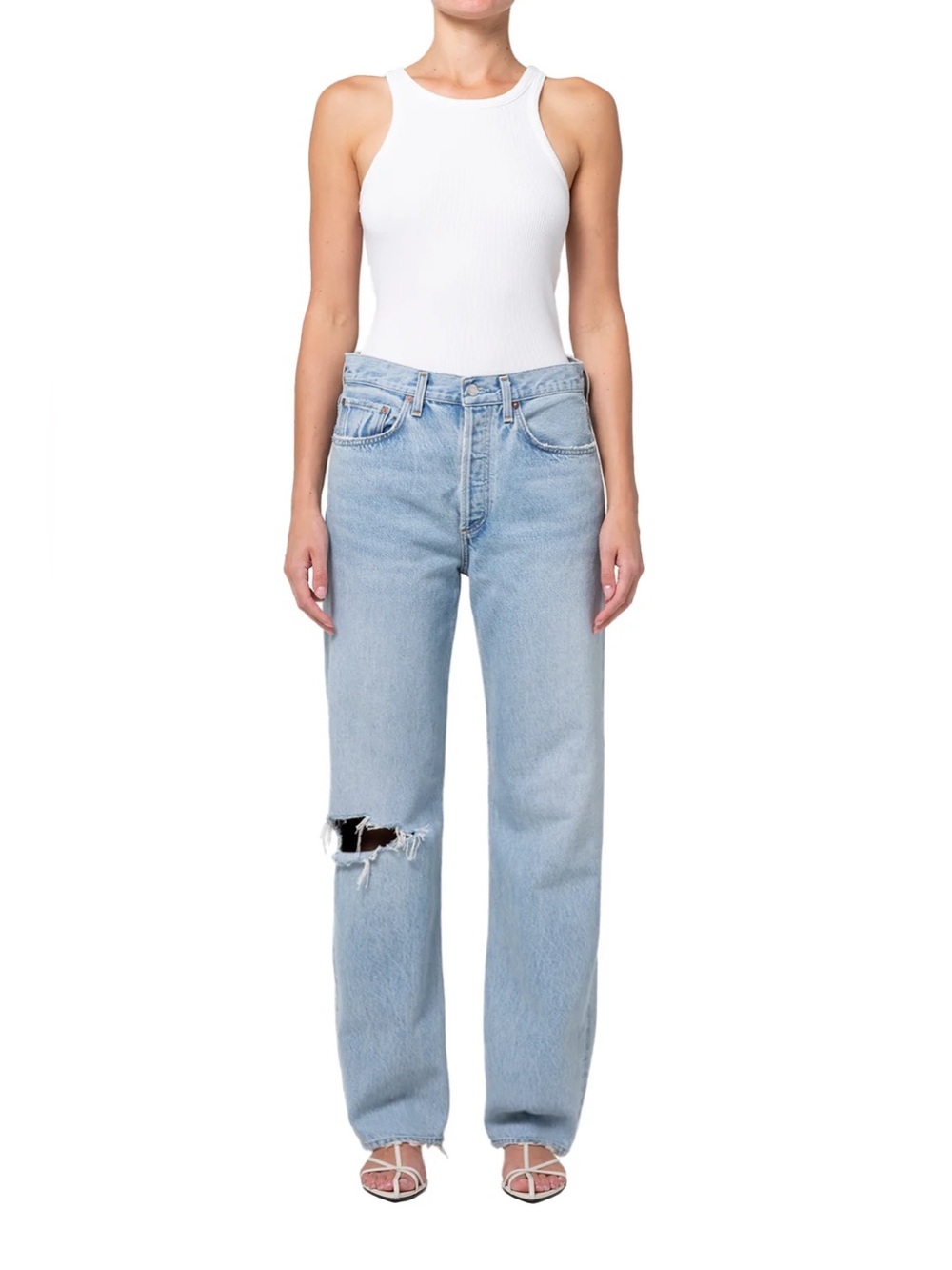 Agolde • Kelly High Rise Straight Jean in Segment